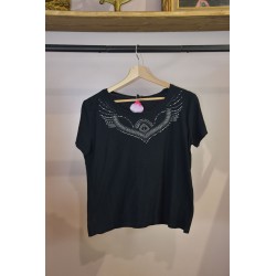 T-Shirt noir Kaporal